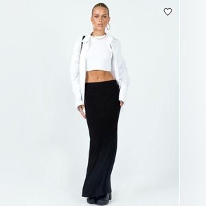 Princess Polly Black Jodie Maxi Skirt